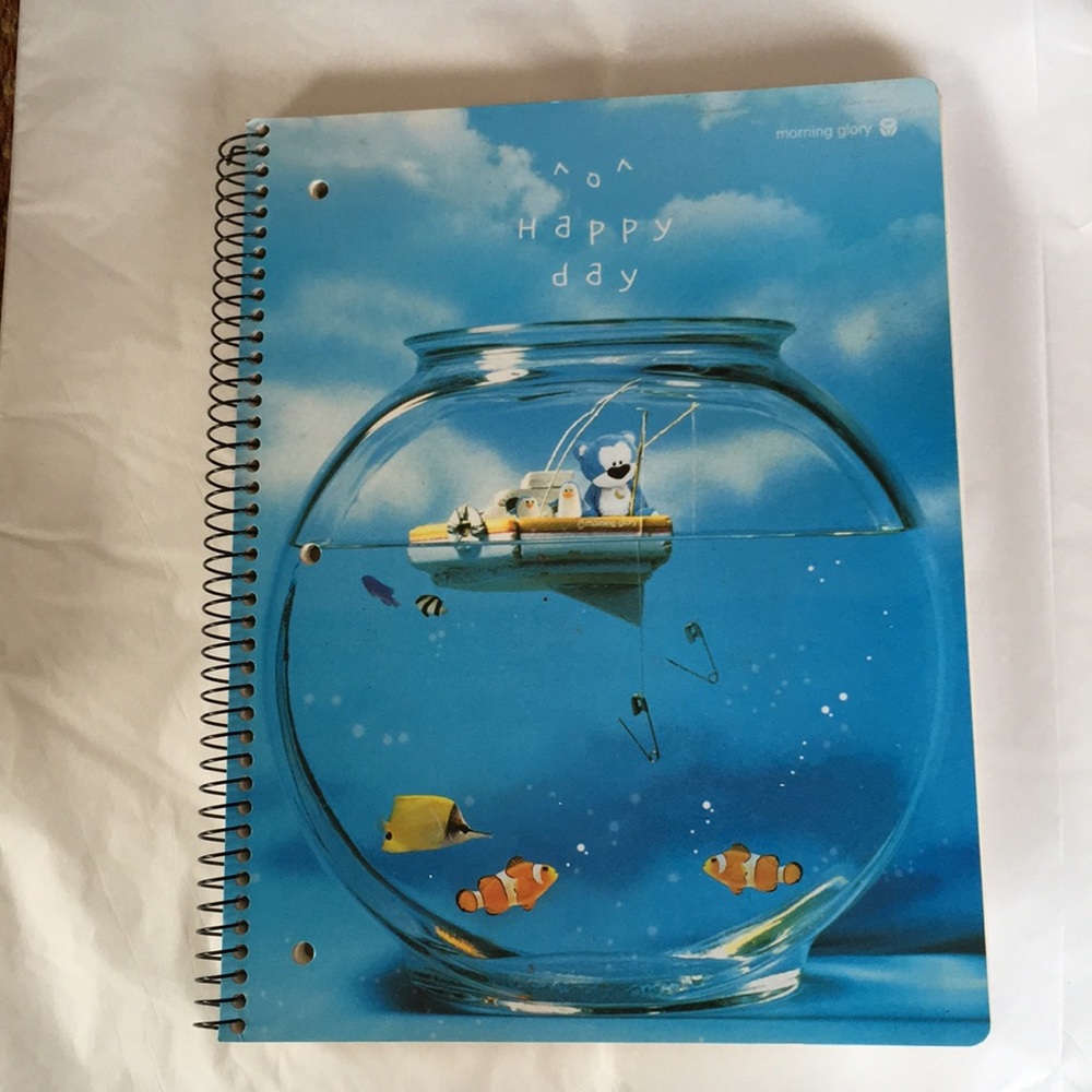 Blue Bear spiral notebook